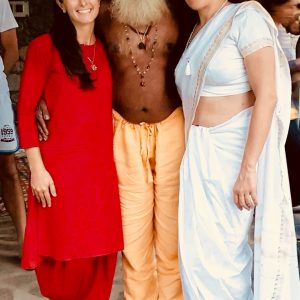 Con la Maestra Maya Devi e Shri Param 2018
